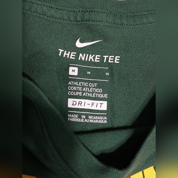 ⭐️5/$25 Green Bay Packers Dri Fit Nike Tee Shirt Med Athletic Green #12 Rogers - Picture 3 of 5